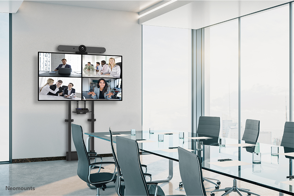Neomounts WL55-875BL1TV floor stand 55-100" - wall - motorised - TÜV